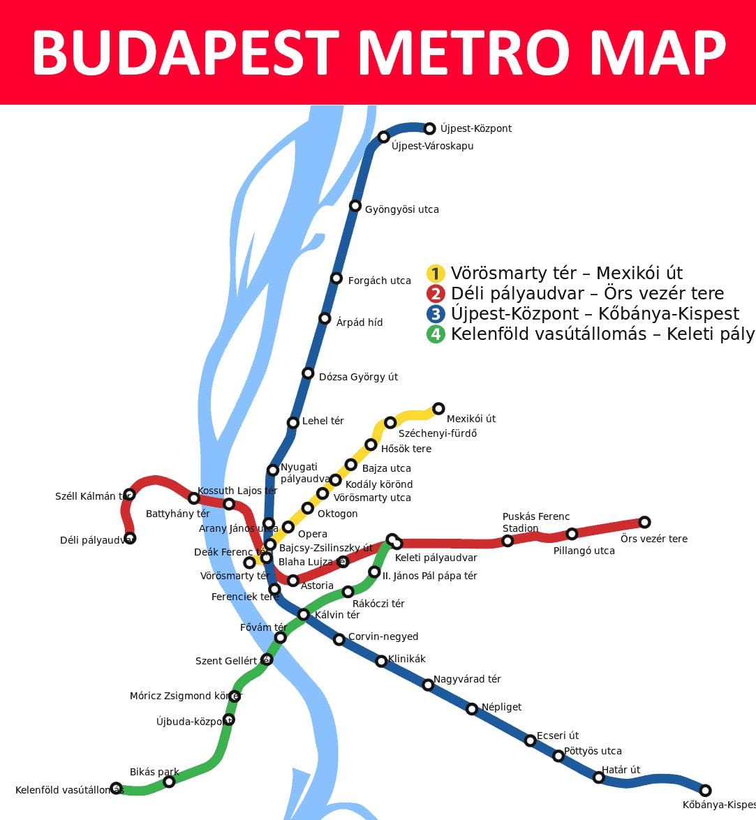 რუკა ბუდაპეშტის keleti