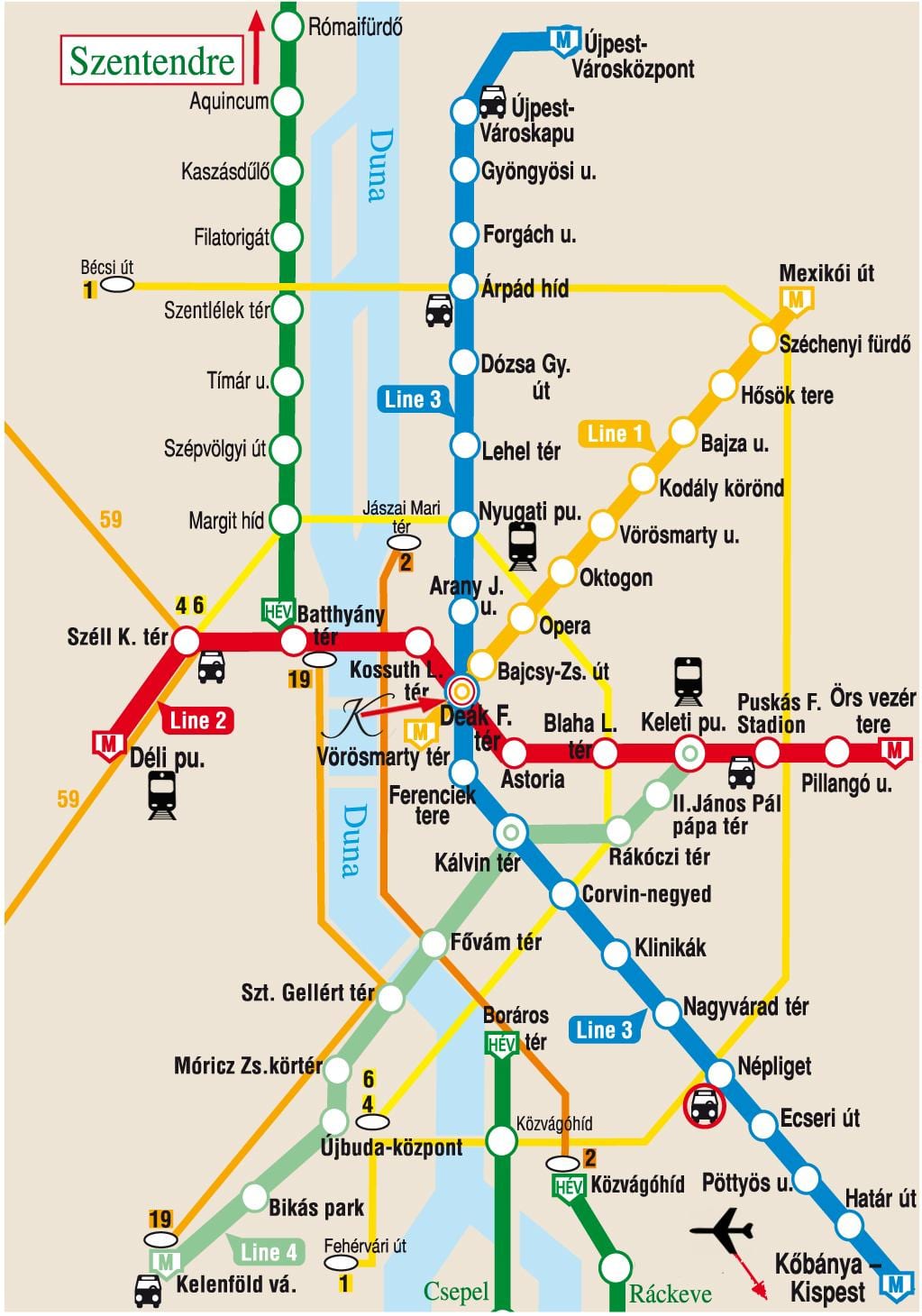 keleti სადგური ბუდაპეშტის რუკა