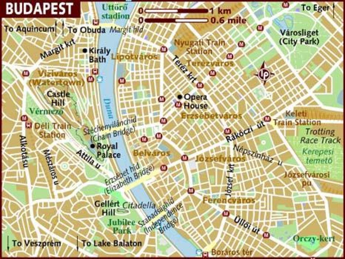 ქალაქის რუკა უნგრეთი