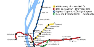 რუკა ბუდაპეშტის keleti